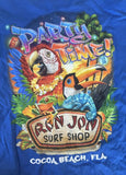Anvil Ron Jon Surf Shop Cocoa Beach Florida Short Sleeve Shirt Size Youth Large