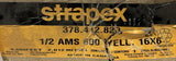 Strapex 378.412.820 Strapping Yellow 1/2" x 6600 Ft 16x6 Coil