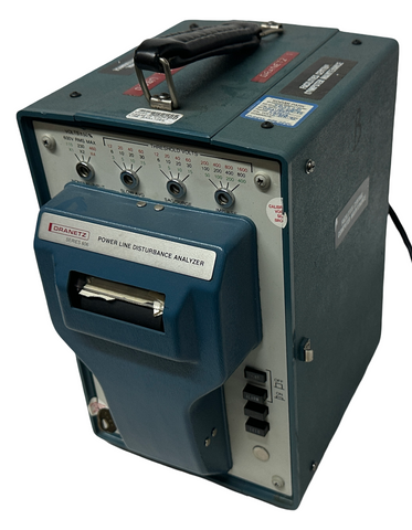 Dranetz Series 606 Power Line Disturbance Analyzer 90-250V RMS Input