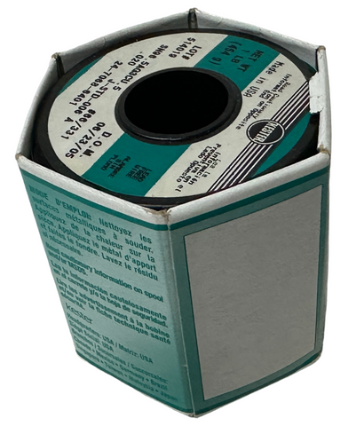 Kester 24-7068-6401 Lead-Free Wire Solder 0.020" Diameter Water-Soluble 24 AWG