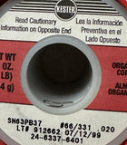 Kester 24-6337-6401 Leaded Wire Solder 0.020" Diameter Water-Soluble 24 AWG 1 lb