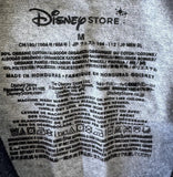 Disney Men's Mickey Mouse Surf's Up Hawaii Gray Short Sleeve Shirt Size Medium