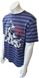 Disney Men's Mickey & Friends The Mouse Pack Graphic Striped Shirt Size Large