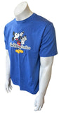 Disney Men's Mickey Mouse Walt Disney Studios Graphic Blue Shirt Size Medium