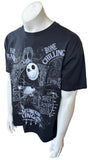 Disney Nightmare Before Christmas Jack Skellington Graphic Black Shirt Size L