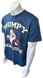 Disney Men's Grumpy Men Rule Since 1937 Blue Short Sleeve Shirt Size Large
