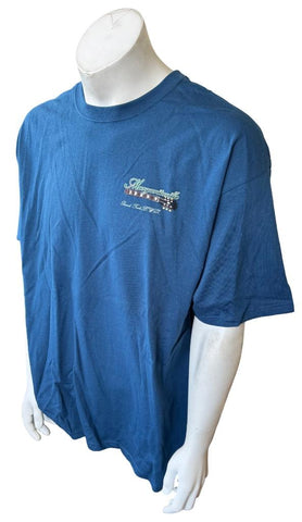 Margaritaville Men's Grand Turk B.W.J. Phlock & Roll Graphic Shirt Size XXL