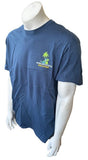 Margaritaville Men's Orlando Chill Graphic Blue Short Sleeve Shirt Size Large