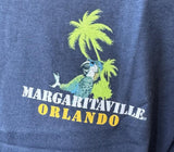 Margaritaville Men's Orlando Chill Graphic Blue Short Sleeve Shirt Size Large