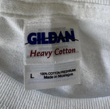 Gildan Men's Jimmy Buffett Welcome To Fin Land Tour 2012 White Shirt Size Large