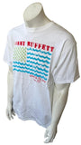 Anvil Men's Jimmy Buffett Welcome To Fin Land Tour 2012 White Shirt Size Large