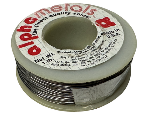 Alpha Metals Pure Core Wire Solder Water-Soluble Flux 2.2% 0.020" Diameter