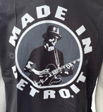 Hanes Men's Kid Rock Made In Detroit Tour 2011 Graphic Black Shirt Size Large