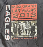 Anvil Men's Eagles MGM Grand Las Vegas 2013 Black Short Sleeve Shirt Size Large