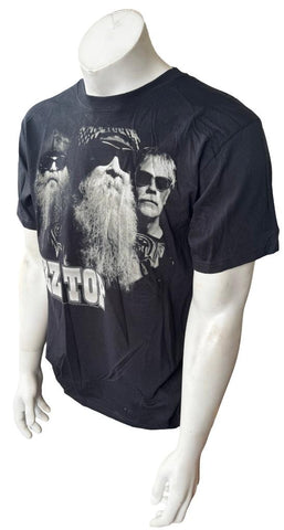 Anvil Men's ZZ Top Tour 2012 Black Short Sleeve Shirt Size Medium