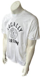 Men's Chipotle Mexican Grill Locally Grown Graphic White Shirt Size Large
