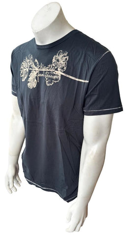 Loomstate Men's Chipotle Farm Team Cilantro Graphic Black Shirt Size Large