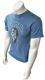 Gildan Men's Eagles Skull Graphic Blue Short Sleeve Shirt Size Small