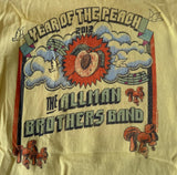 Anvil Men's Allman Brothers Band Year Of The Peach 2012 Yellow Shirt Size Medium