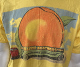 Anvil Men's Allman Brothers Band Year Of The Peach 2012 Yellow Shirt Size Large