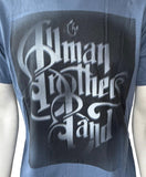 Anvil Men's Allman Brothers Band Year Of The Peach 2012 Blue Shirt Size Medium