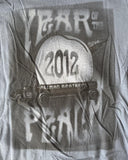 Anvil Men's Allman Brothers Band Year Of The Peach 2012 Blue Shirt Size Medium