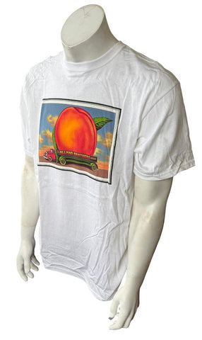 Anvil Men's Allman Brothers Band Year Of The Peach 2012 White Shirt Size Large