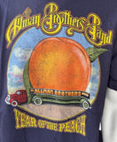 Anvil Men's The Allman Brothers Band Beacon Theater 2012 Navy Shirt Size Large