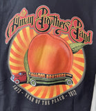 Anvil Men's Allman Brothers Band 1972 Year Of The Peach 2012 Black Shirt Size XL