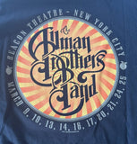Anvil Men's Allman Brothers Band Beacon Theatre 2012 Black Shirt Size X-Large