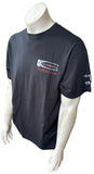 Gildan Men's Seal & Design Inc. We Are World Class Graphic Black Shirt Size L