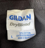 Gildan Men's Seal & Design Inc. We Are World Class Graphic Black Shirt Size L