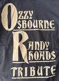Anvil Men's Ozzy Osbourne & Randy Rhoads Tribute Black Short Sleeve Shirt Size L