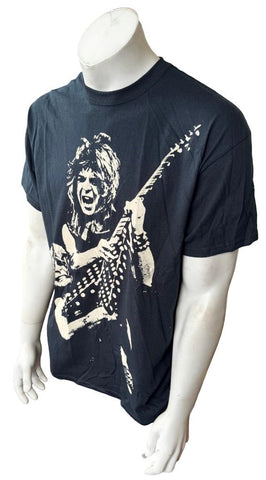 Gildan Men's Ozzy Osbourne & Randy Rhoads Tribute Black Shirt Size Large