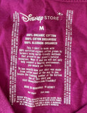 Disney Women's Minnie Mouse Las Vegas Purple Short Sleeve Shirt Size Medium