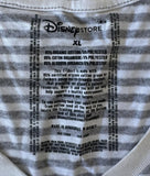 Disney Women's Mickey Mouse Walt Disney Studios Striped Shirt Size X-Large