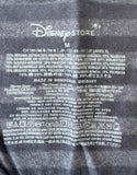 Disney Women's Mickey Mouse & Minnie Mouse Through The Years Black Shirt Size M