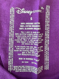Disney Women's Frozen Anna Graphic Purple Short Sleeve Shirt Size Small