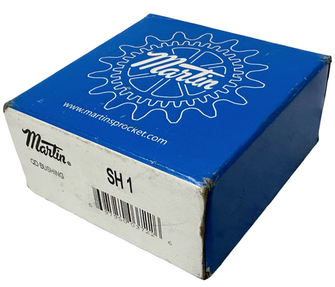 Martin SH 1 QD Bushing 1" Bore 2.6875" OD Cast Iron Split Taper Flanged