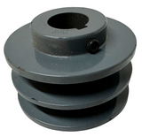 TB Wood's TBW 2BK32X1 V-Belt Pulley 1" Bore 3.35" OD 2-Groove Cast Iron