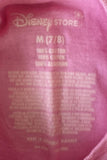 Disney Girls Princesses Graphic Pink Short Sleeve Shirt Size Medium