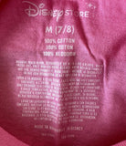 Disney Girls Tangled Rapunzel Graphic Pink Short Sleeve Shirt Size Medium