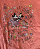 Disney Girls Mickey & Minnie San Francisco Road Trip Short Sleeve Shirt Size M