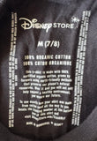 Disney Girls Mickey Mouse & Minnie Love Graphic Black Short Sleeve Shirt Size M