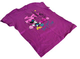 Disney Girls Classic Minnie Mouse New York City Purple Shirt Size Medium