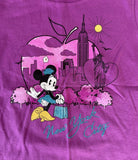 Disney Girls Classic Minnie Mouse New York City Purple Shirt Size Medium