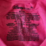 Disney Girls Mickey Mouse & Minnie Central Park New York City Pink Shirt Size M