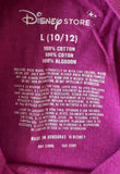 Disney Girls Frozen Anna Graphic Pink Short Sleeve Shirt Size Large