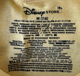 Disney Girls I Love Hawaii Mickey Mouse Snow Cone Graphic Yellow Shirt Size M
