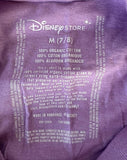 Disney Girls Minnie Mouse Chicago Graphic Purple Short Sleeve Shirt Size Medium